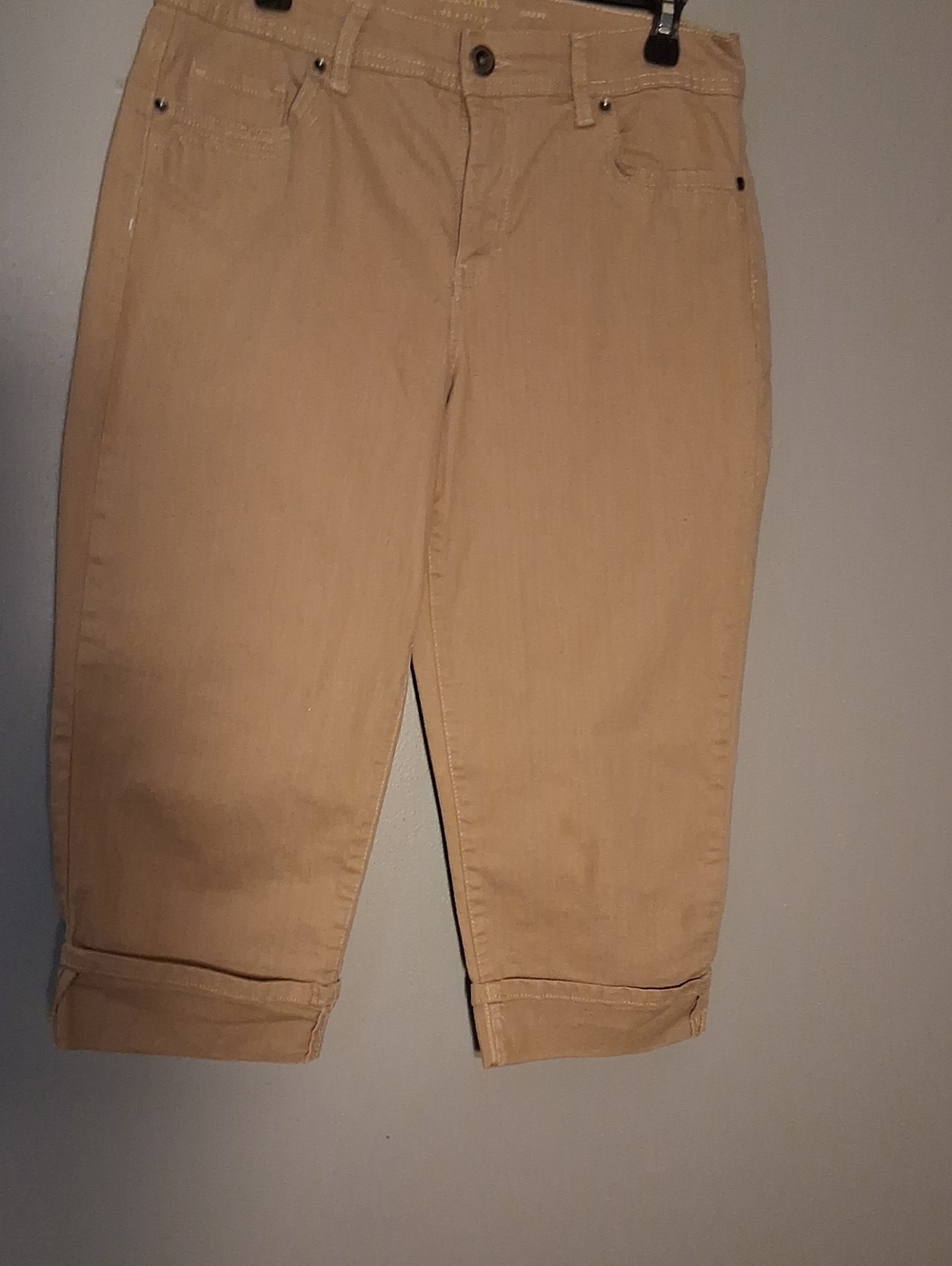 Sonoma Tan Cropped Jeans
